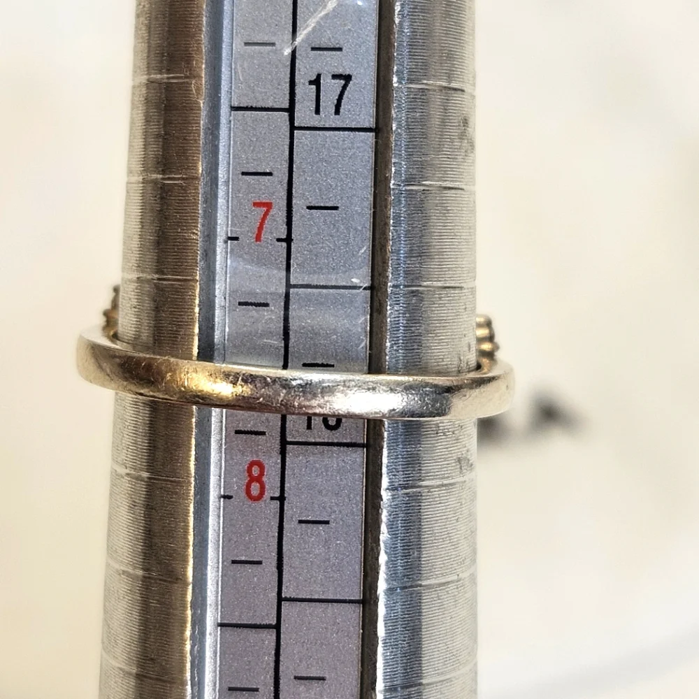 Pandora Sterling Silver Timeless Princess Wishbone CZ Ring S925 ALE Size 7.5 - Picture 8 of 9